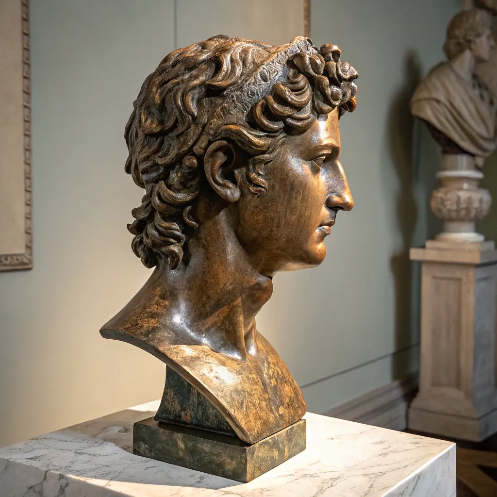 Bronze Bust Sculpture